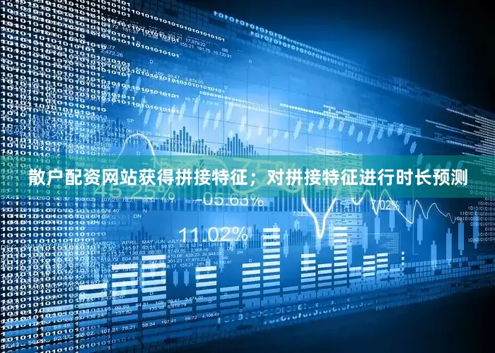 散户配资网站获得拼接特征；对拼接特征进行时长预测